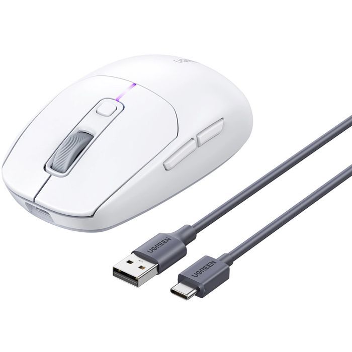 Мышка Ugreen MU103 Wireless/Bluetooth White (15629) изображение 7