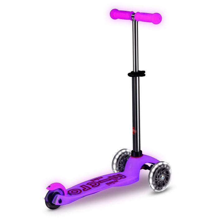 Самокат Micro Mini Deluxe Glow LED Морозний рожевий (MMD217) зображення 3