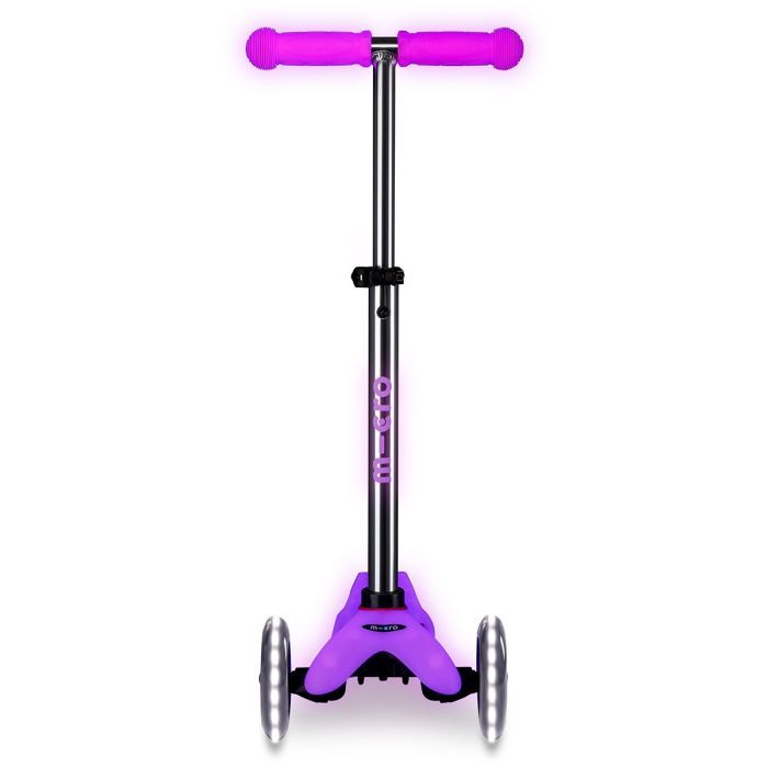 Самокат Micro Mini Deluxe Glow LED Морозний рожевий (MMD217) зображення 4