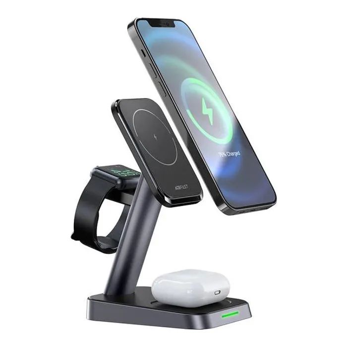 Зарядний пристрій Acefast Wireless QI 3in1 18W E3 (6974316280903)