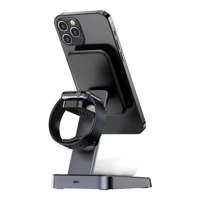 Зарядний пристрій Acefast Wireless QI 3in1 18W E3 (6974316280903) зображення 4