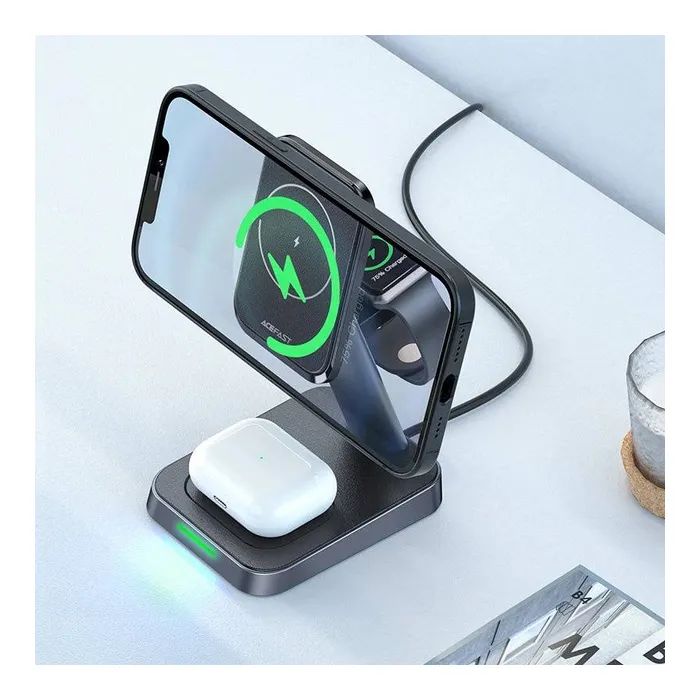 Зарядний пристрій Acefast Wireless QI 3in1 18W E3 (6974316280903) зображення 6