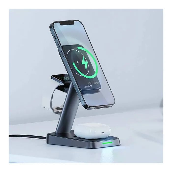 Зарядний пристрій Acefast Wireless QI 3in1 18W E3 (6974316280903) зображення 7