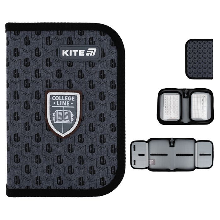 Пенал Kite 622 College Line, 1 отделение, 2 отворота (K25-622-2)