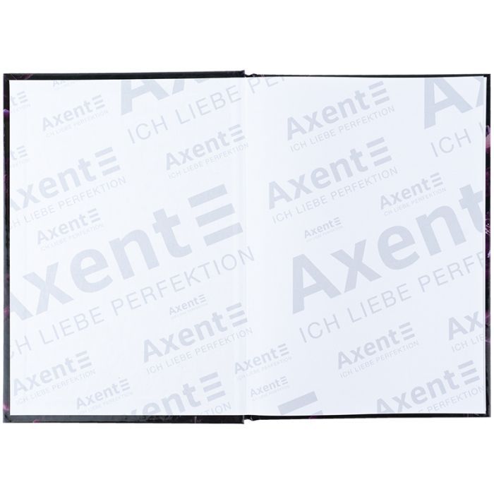 Книга записная Axent Purple fleur А5, 96 листов, клетка, твердая обложка (8459-2-A) изображение 3