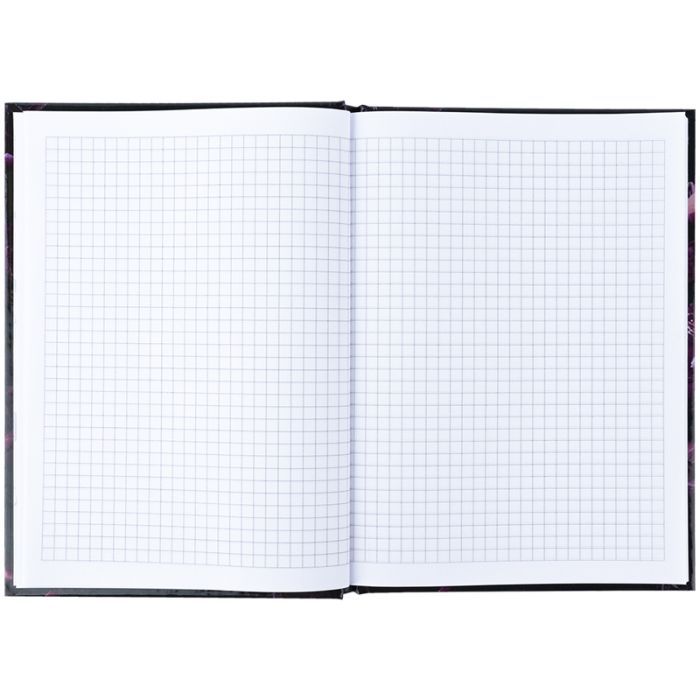 Книга записная Axent Purple fleur А5, 96 листов, клетка, твердая обложка (8459-2-A) изображение 4