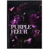 Книга записная Axent Purple fleur А5, 96 листов, клетка, твердая обложка (8459-2-A)
