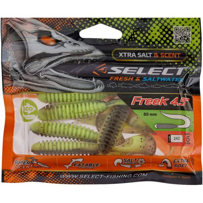 Силикон рыболовный Select Freek 4.5" col.087 (5 шт/упак) (1870.29.76) изображение 2