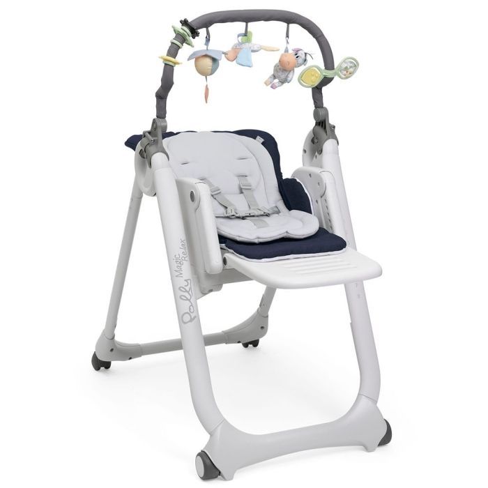 Стульчик для кормления Chicco Polly Magic Relax темно-серый (79502.69) изображение 10