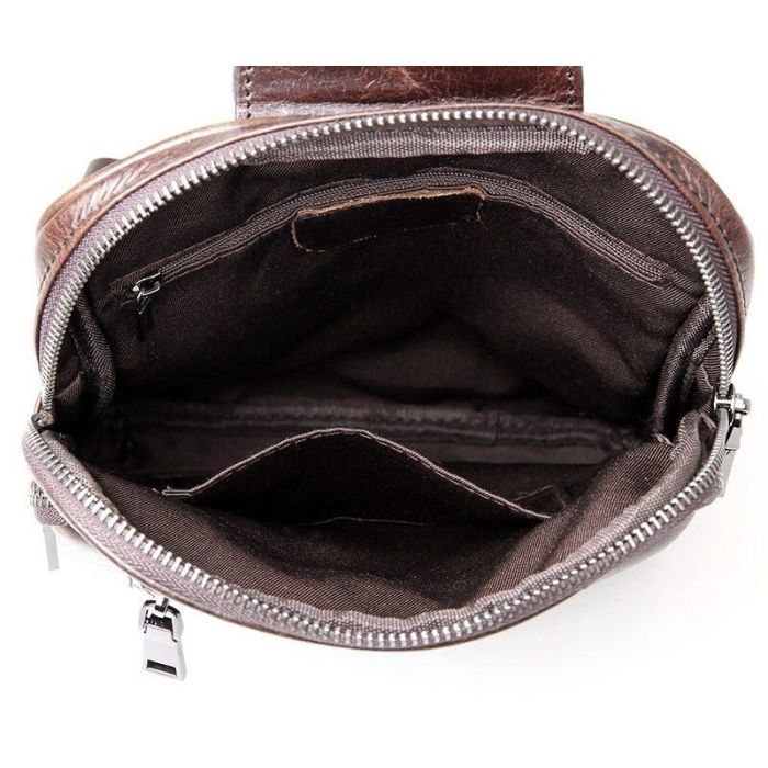 Сумка Vintage Коричневая (14415) изображение 10