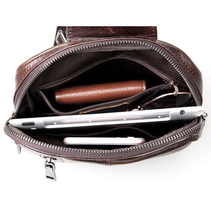 Сумка Vintage Коричневая (14415) изображение 11