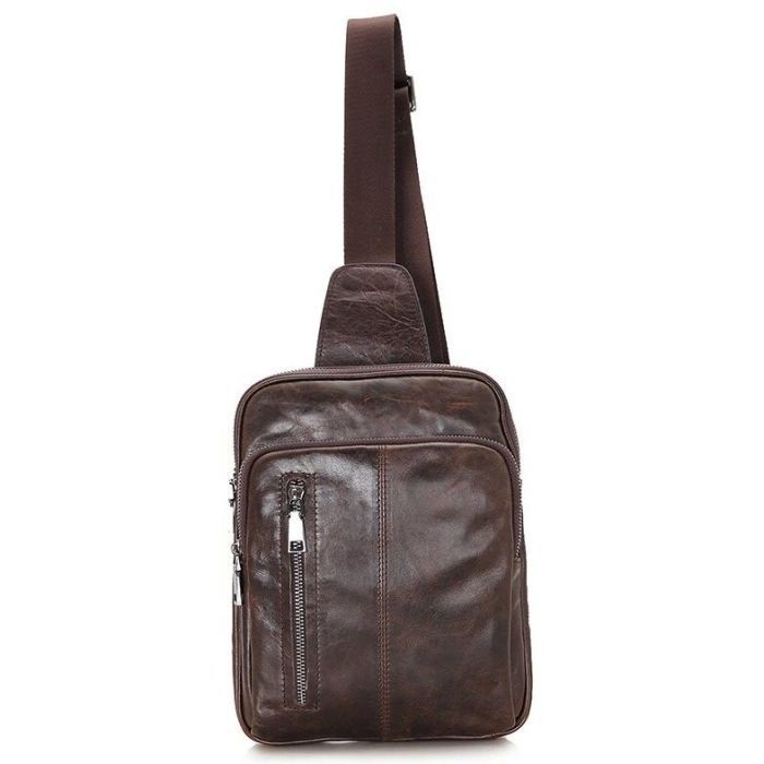 Сумка Vintage Коричневая (14415) изображение 2