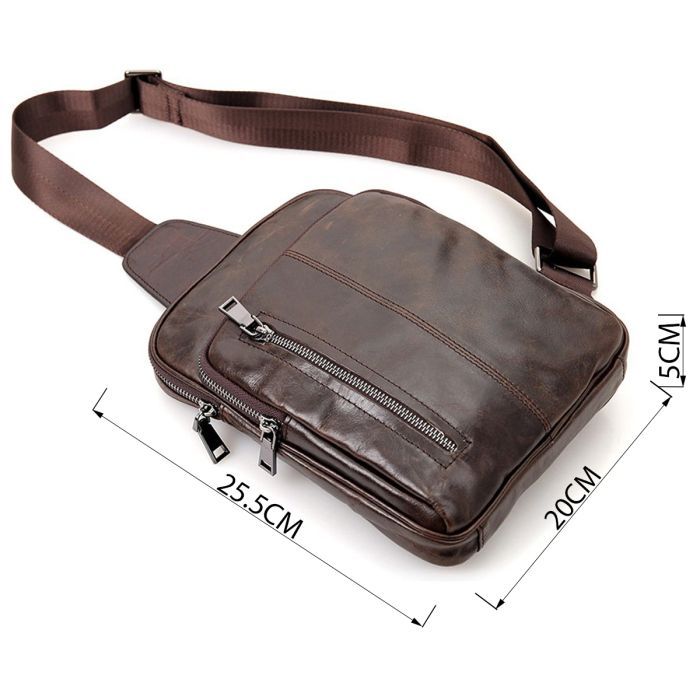 Сумка Vintage Коричневая (14415) изображение 3