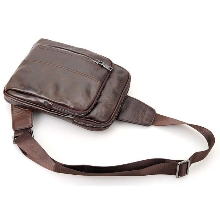 Сумка Vintage Коричневая (14415) изображение 7