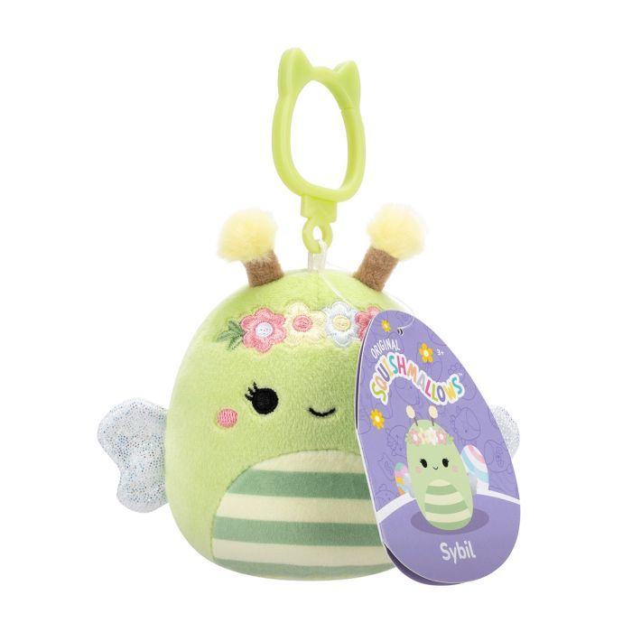 Брелок Squishmallows на клипсе - Пчелка Сибил 9 см (SQCP00460) изображение 7