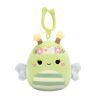 Брелок Squishmallows на клипсе - Пчелка Сибил 9 см (SQCP00460)