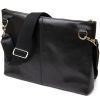 Сумка Grande Pelle Кожаная мужская Черная (11437) изображение 2