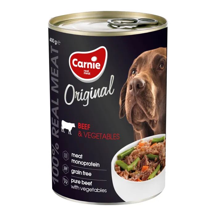 Консервы для собак Carnie Original Mono Protein Говядина с овощами 400 г (4820255193489)