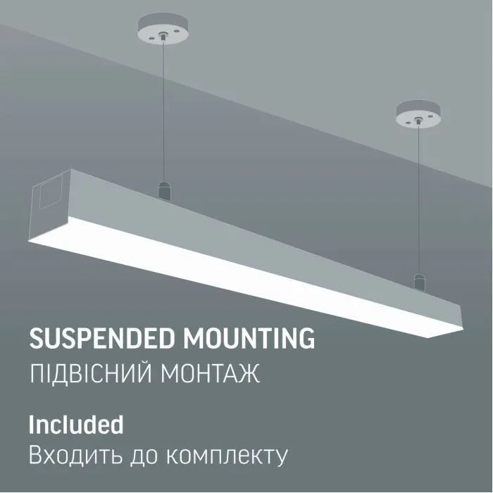 Світильник Videx LED BN03 30W 0.6М 5000K 220V (VL-BN03-30065B) зображення 5