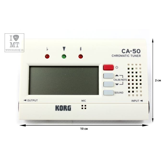 Тюнер для музичних інструментів Korg CA-50 (226833) зображення 2