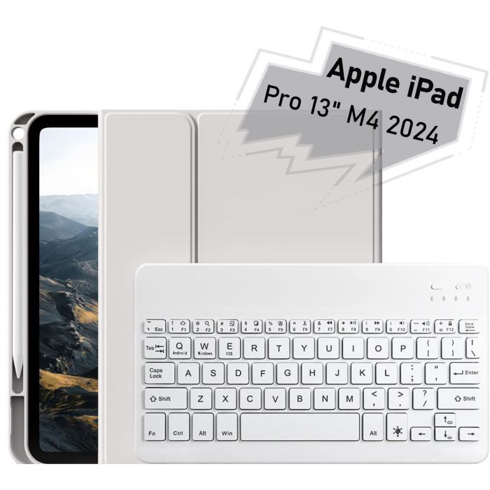 Чехол для планшета BeCover with keyboard Apple iPad Pro 13" M4 2024 Black (713003)
