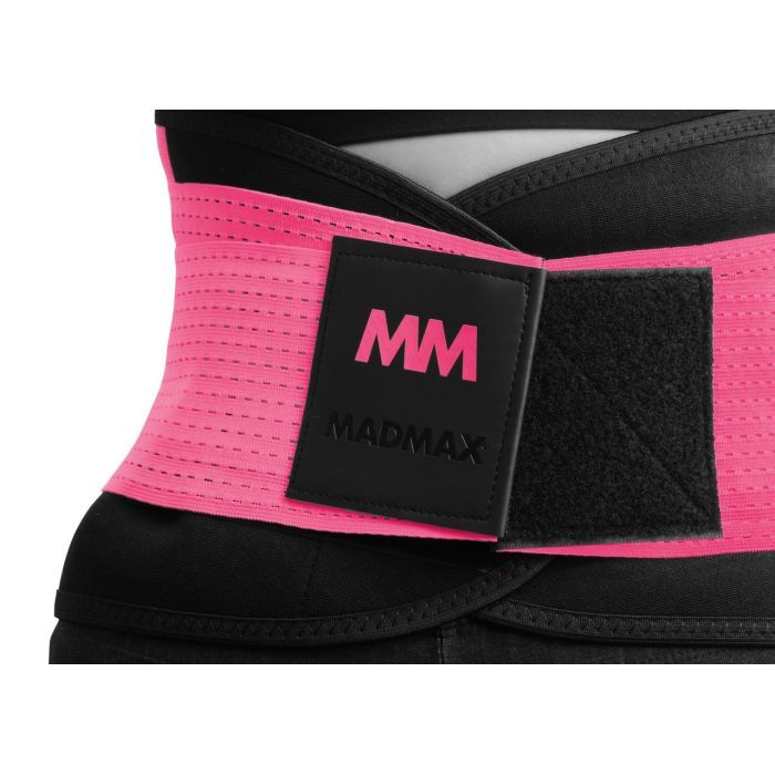Пояс компрессионный MadMax MFA-277 Slimming belt Black/neon pink L (MFA-277-PNK_L) изображение 2