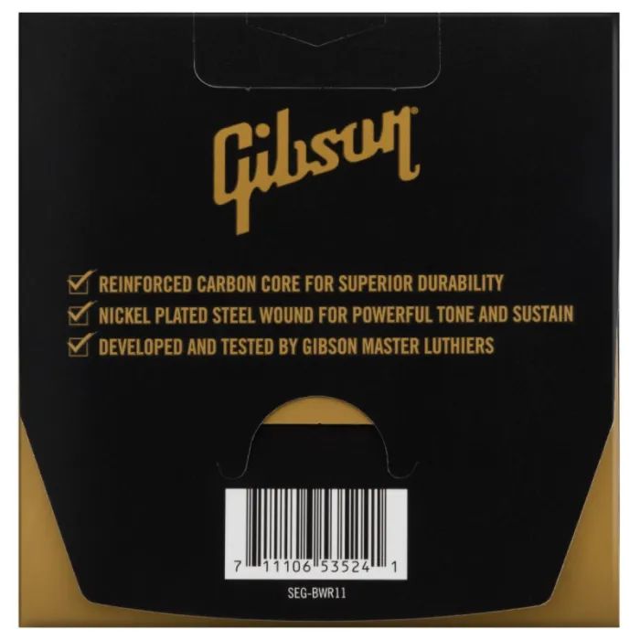 Струни для гітари Gibson SEG-BWR11 Brite Wire Reinforced Medium (11-50) (230468) зображення 2