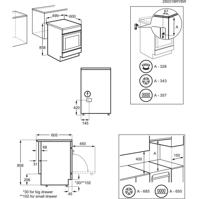 Плита Electrolux LKI564267X зображення 6