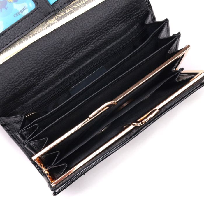 Гаманець ST Leather Чорний (19403) зображення 6