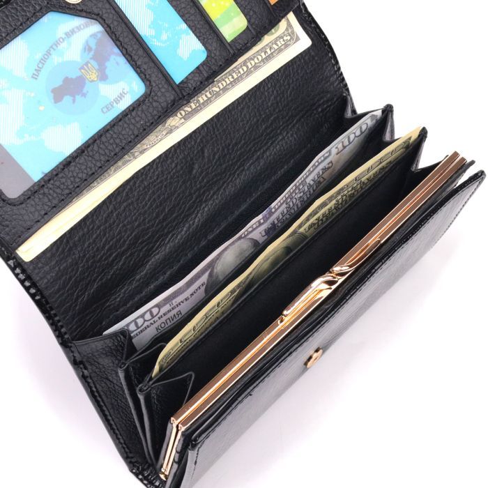 Гаманець ST Leather Чорний (19403) зображення 7