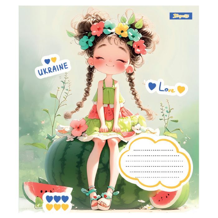 Зошит 1 вересня Free and Happy А5 12 аркушів лінія (768233) зображення 6