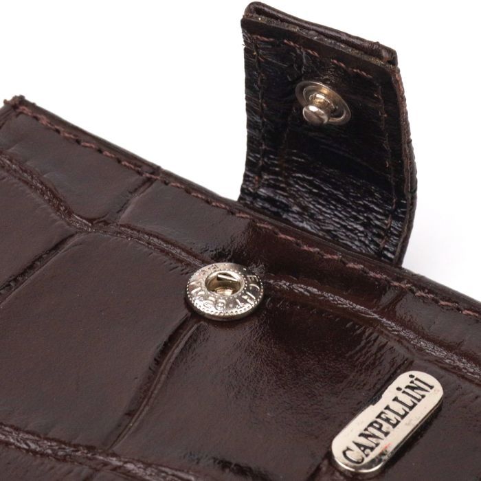 Гаманець Canpellini З натуральної шкіри Коричневий (21509) зображення 5
