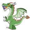 Развивающая игрушка Janod Магнитная книга Драконы 53 элемента (J02527) изображение 4