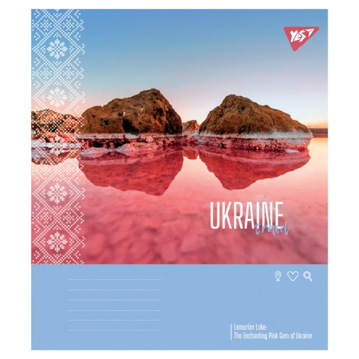 Зошит Yes Ukraine travel А5 24 аркушів клітинка (767994) зображення 4