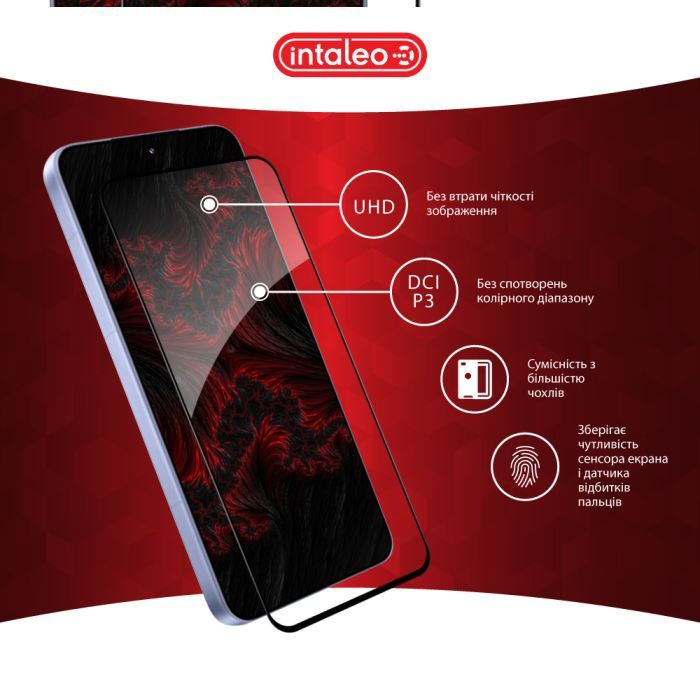 Скло захисне Intaleo Full Glue Xiaomi 15 Black (1283126607349) зображення 4
