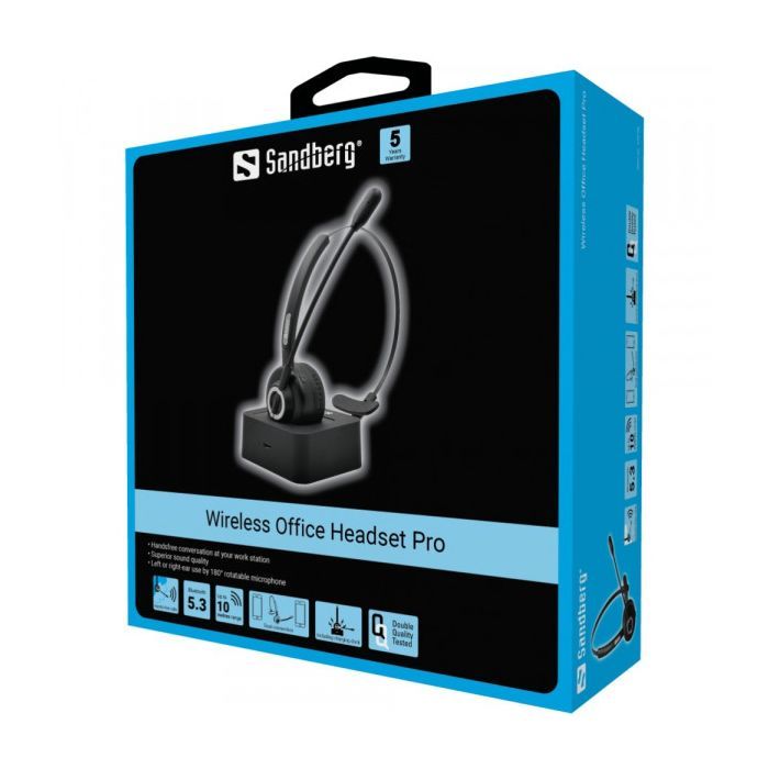Наушники Sandberg Bluetooth Office Headset Pro Mono Black (126-06) изображение 2