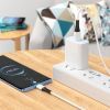 Дата кабель USB 2.0 AM to USB-C 1.0m 3A silicone X82 white HOCO (6931474768582) изображение 4