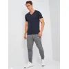 Футболка Kappa T-shirt Mezza Manica Scollo V K1315 BluNavy темно-синій L (8052394816332) зображення 3