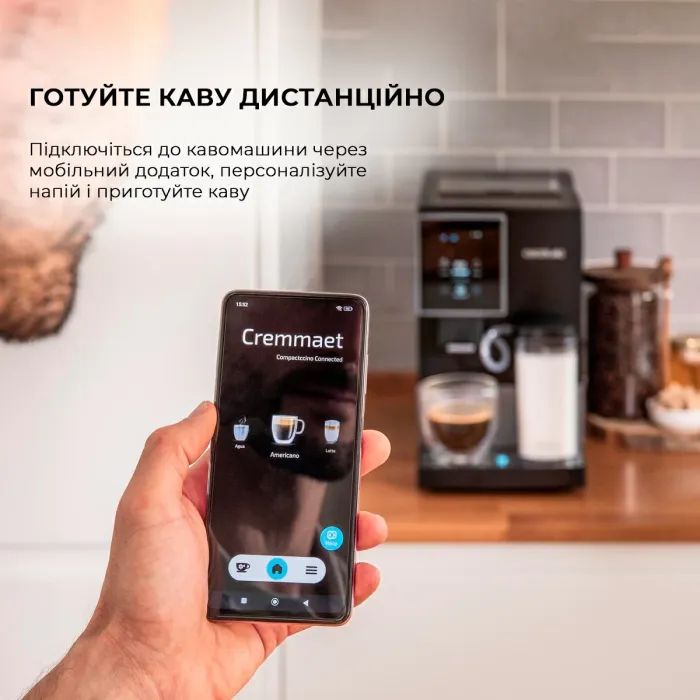 Кофемашина Cecotec Cremmaet Compactccino Connected (CCTC-01460) изображение 3