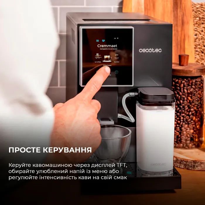 Кофемашина Cecotec Cremmaet Compactccino Connected (CCTC-01460) изображение 4