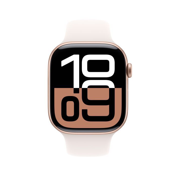 Смарт-часы Apple Watch Series 10 GPS + Cellular 42mm Jet Black Aluminium Case with Black Sport Band - M/L (MWX73QH/A) изображение 2