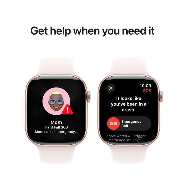 Смарт-часы Apple Watch Series 10 GPS + Cellular 42mm Jet Black Aluminium Case with Black Sport Band - M/L (MWX73QH/A) изображение 6