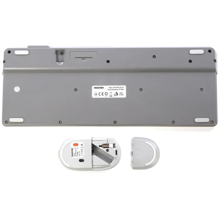 Комплект Maxxter KMS-WCM-03G-UA Wireless Gray/White (KMS-WCM-03G-UA) изображение 4