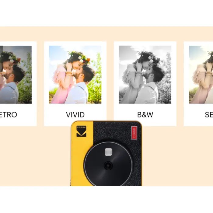 Цифровой фотоаппарат Kodak Mini Shot 3 Retro Yellow (C300R) изображение 6
