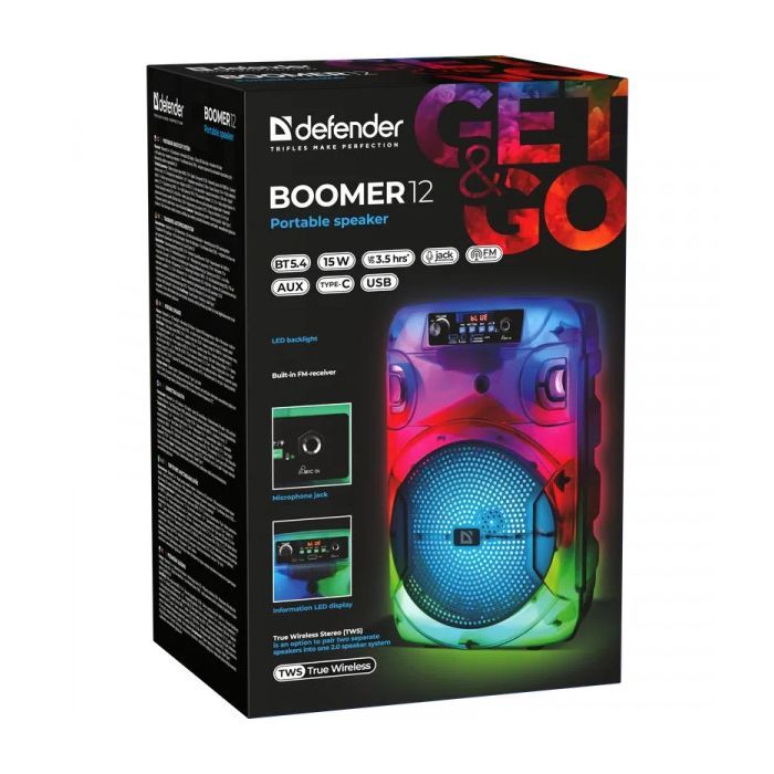 Акустическая система Defender Boomer 12 (65412) изображение 7