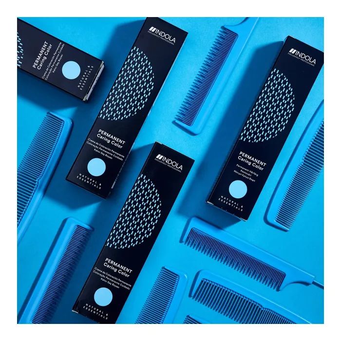 Краска для волос Indola Permanent Caring Color 7.35 – Средний блонд золотистый красное дерево (4045787932300) изображение 5