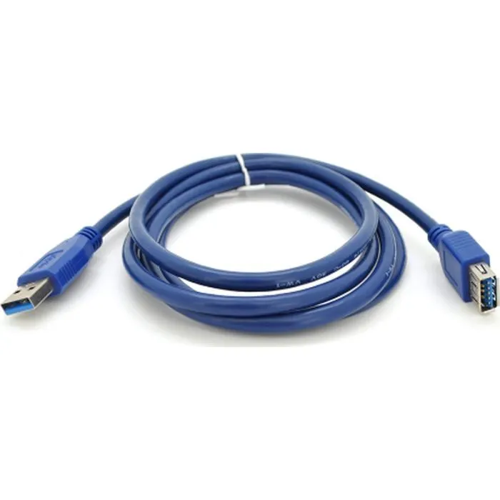 Дата кабель USB 3.0 AM/AF 1.5m blue Voltronic (YT-3.0AM\AF-1.5BL)
