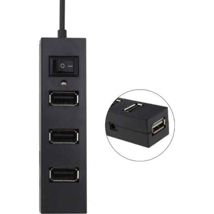 Концентратор Voltronic USB 3.0 to 4xUSB black (YT-HUB4-B) изображение 2