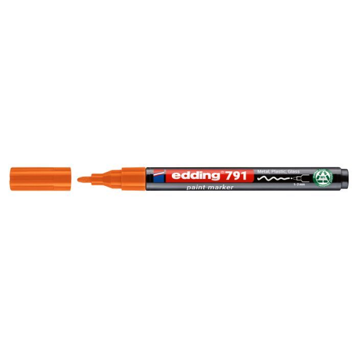 Маркер Edding Paint e-791 1-2 мм круглий помаранчевий (e-791/06n)