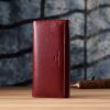 Гаманець ST Leather З натуральної шкіри Бордовий (23065) зображення 10